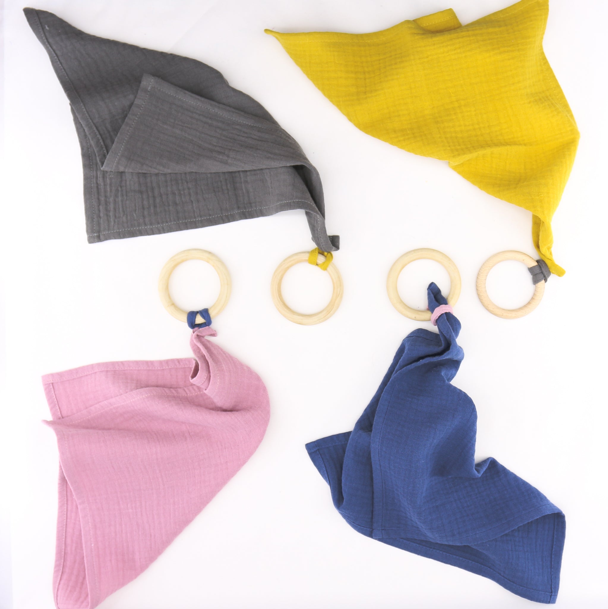 Teethers with cuddle cloths