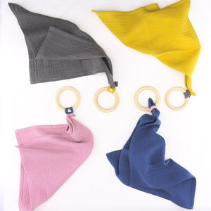 Teethers with cuddle cloths