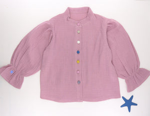 Long sleeve girls shirt 'SAND'