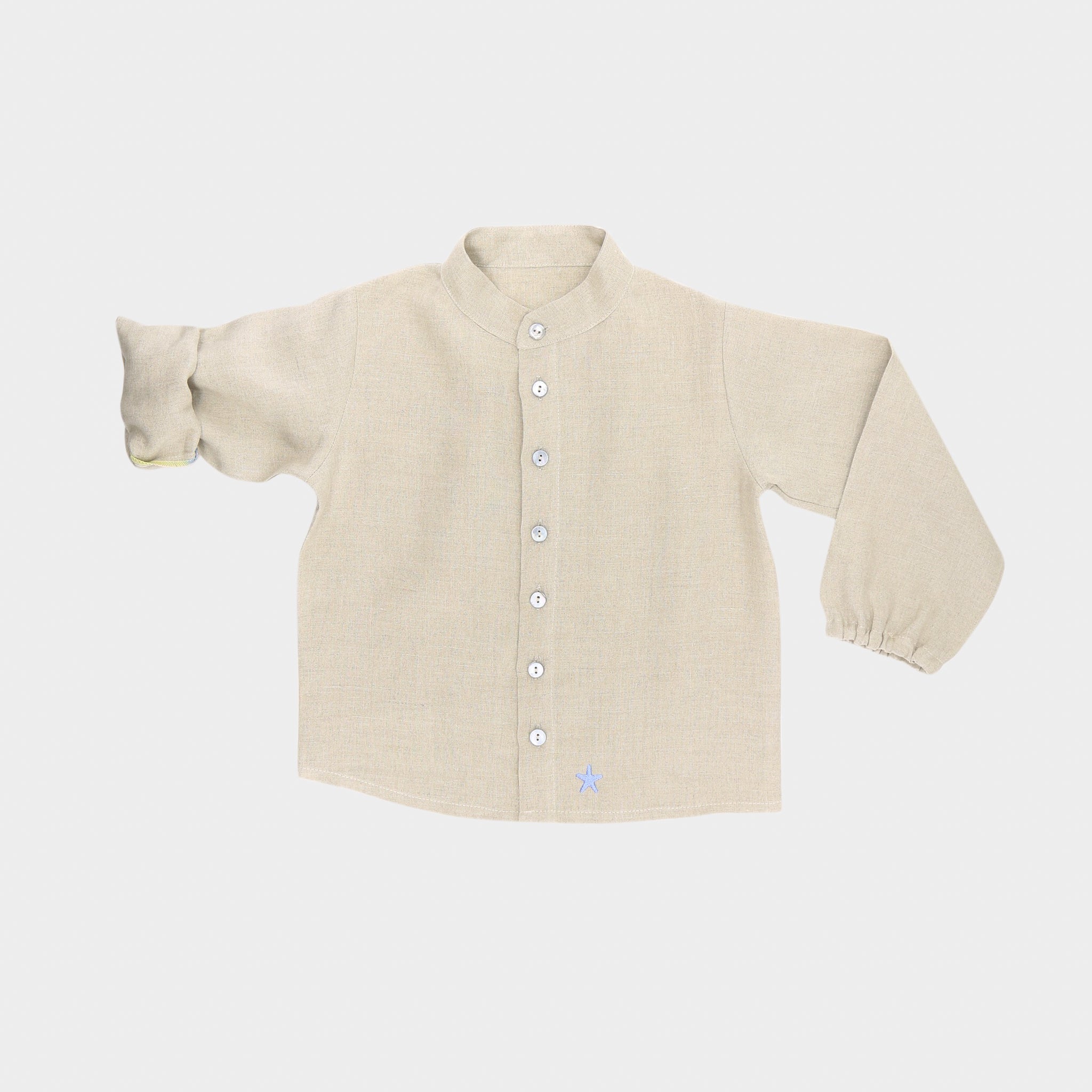 Long sleeve boys shirt 'SAND'