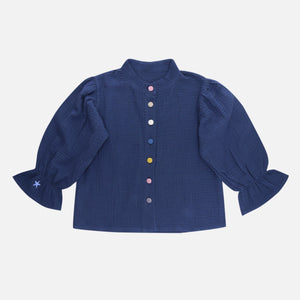 Long sleeve girls shirt 'SAND'
